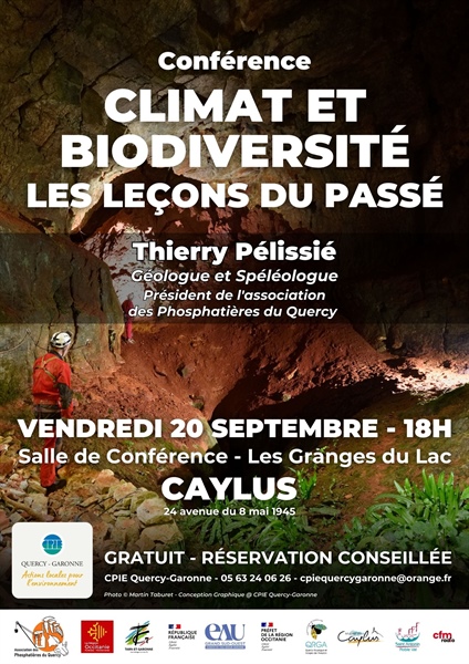 Conférence "Climat et Biodiversité, les leçons du passé"