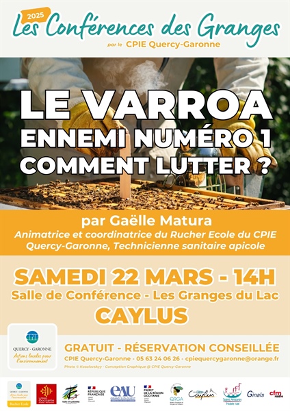 Conférence « Le varroa ennemi numéro 1 : comment lutter ? »