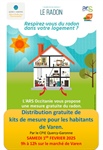 Varen : Distribution gratuite de kits de mesure du radon